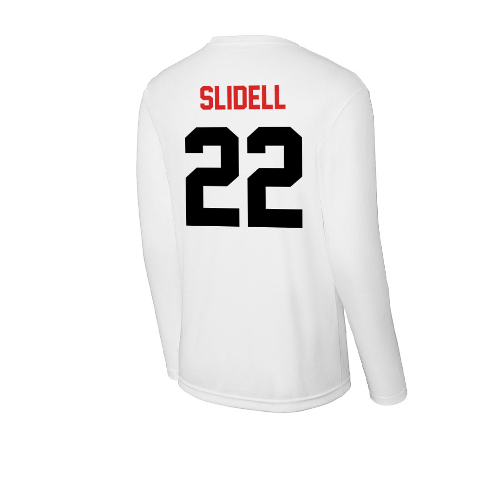 Davidson - NCAA Women's Field Hockey : Hallie Slidell - Activewear Long Sleeve T-Shirt-1