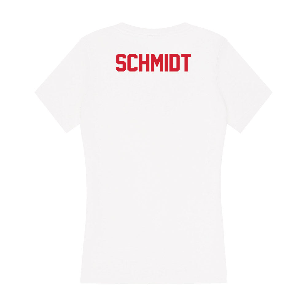 Arkansas State - NCAA Men's Golf : Thomas Schmidt - Women's V-Neck T-Shirt-1