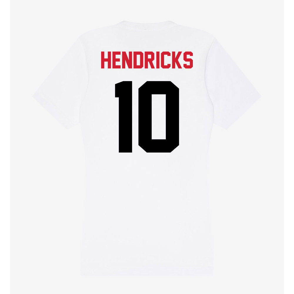 Arkansas State - NCAA Football : DeMarcus Hendricks - Women's V-Neck T-Shirt-1