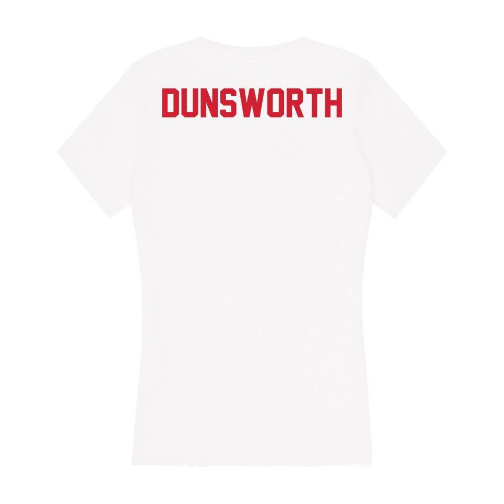 Arkansas State - NCAA Men's Track & Field : Matthew Dunsworth - Women's V-Neck T-Shirt-1