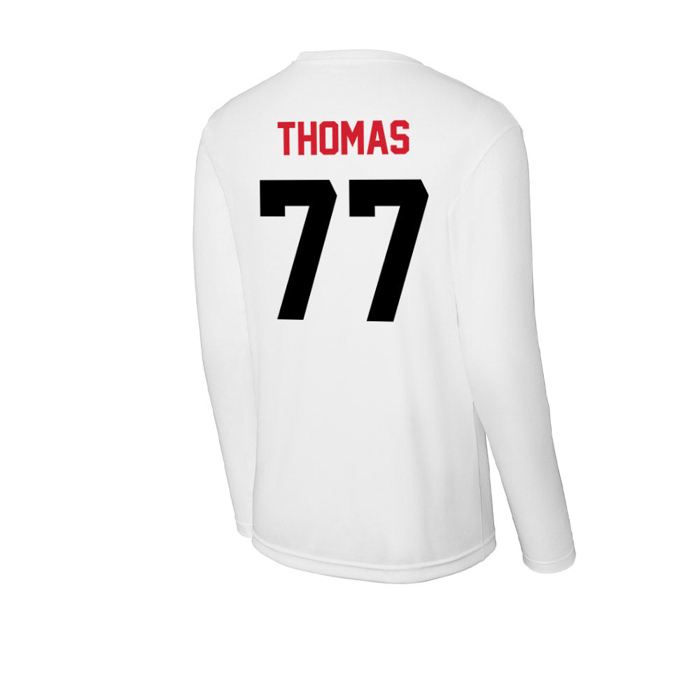 Arkansas State - NCAA Football : Makilan Thomas - Performance Long Sleeve T-Shirt-1