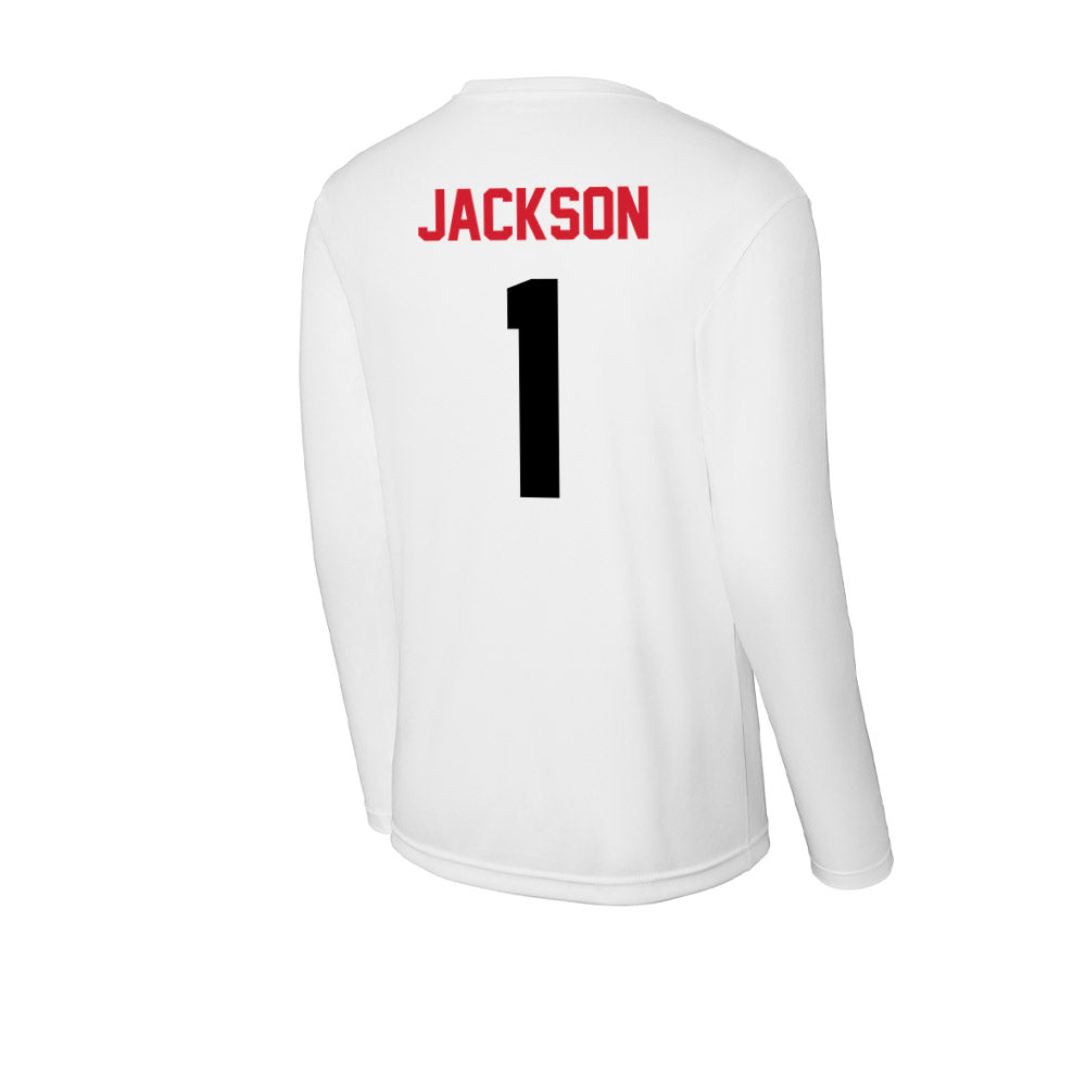 Arkansas State - NCAA Football : Braden Jackson - Activewear Long Sleeve T-Shirt-1
