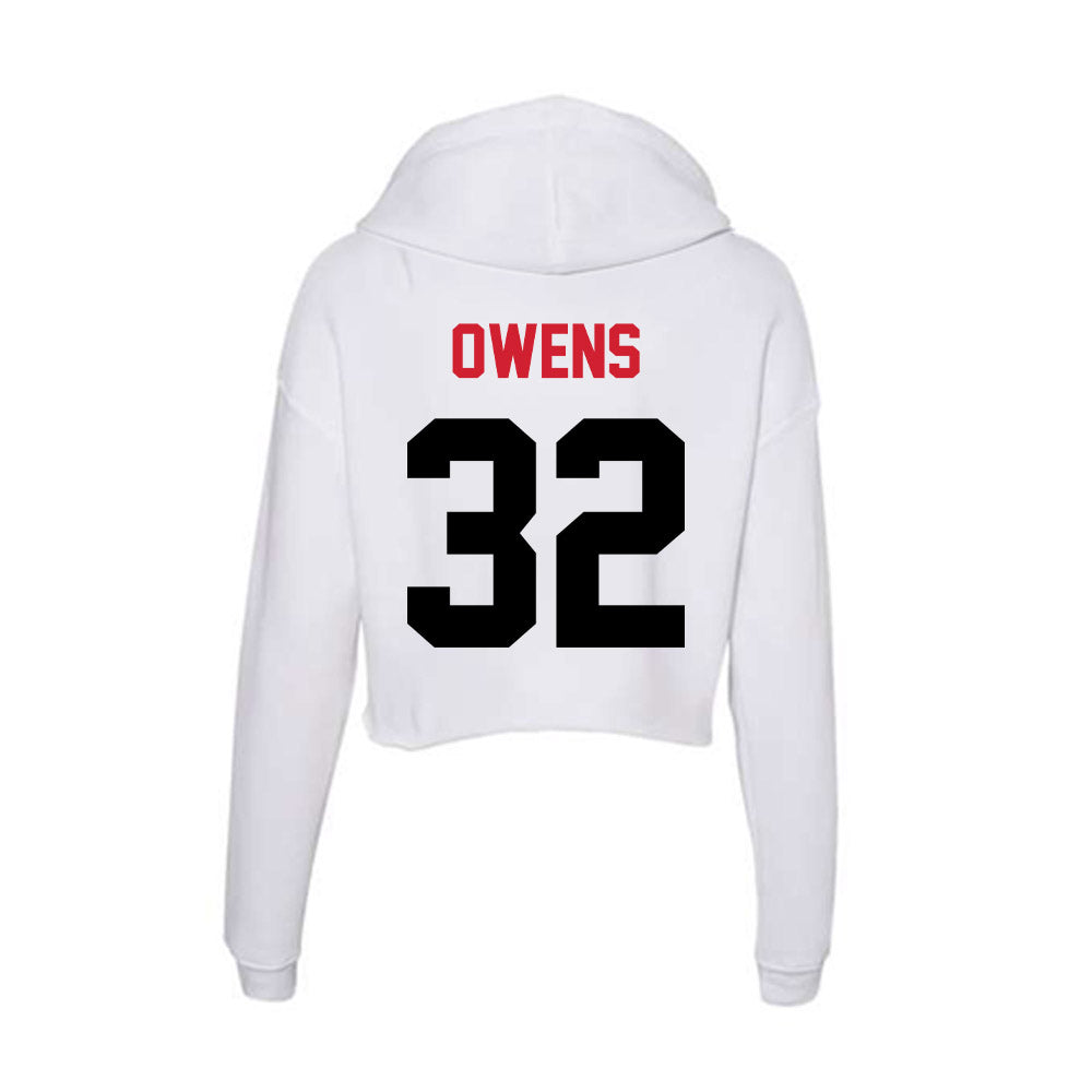 Arkansas State - NCAA Women's Soccer : allie Owens - Women's Crop Fleece Hoodie-1