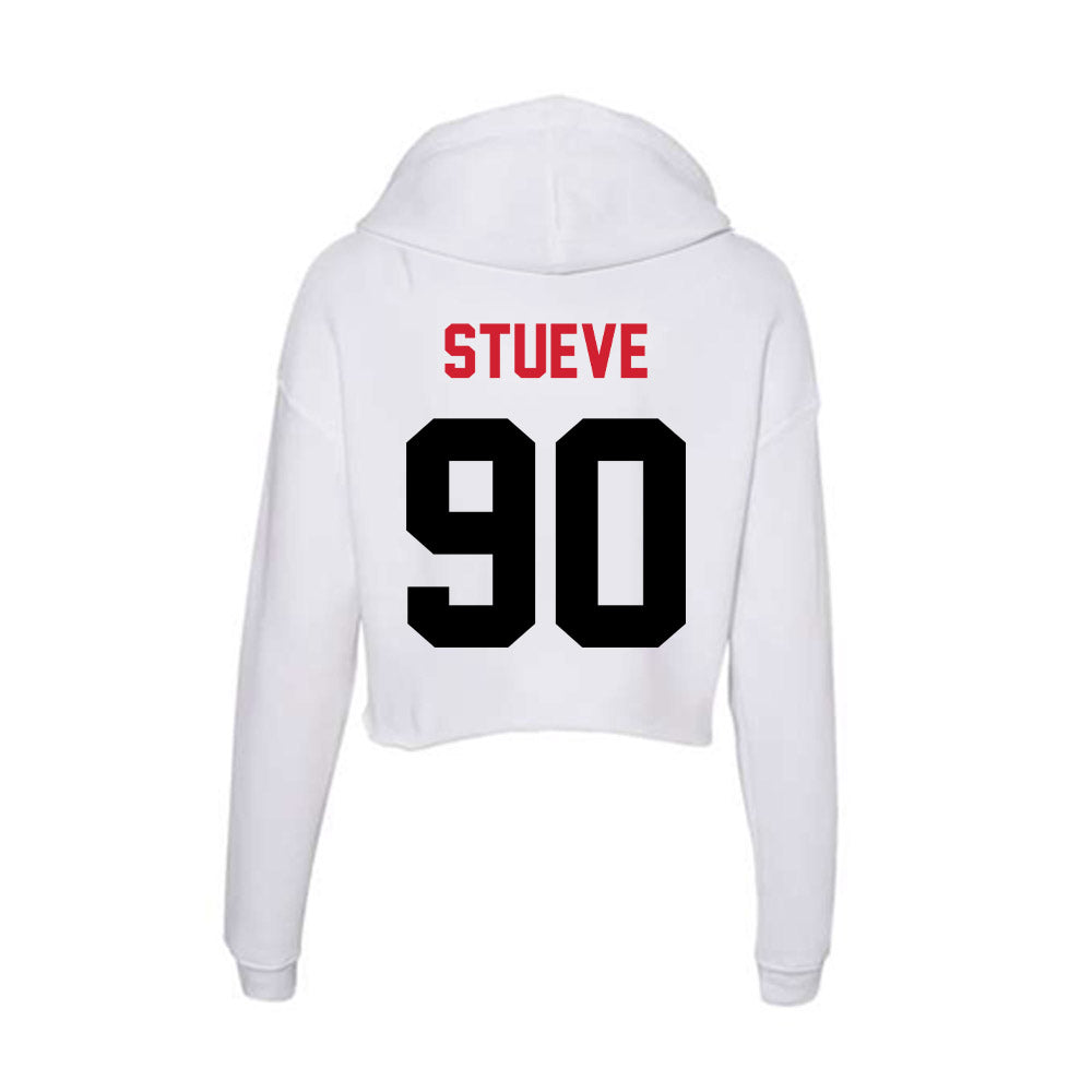 Arkansas State - NCAA Football : Lincoln Stueve - Women's Crop Fleece Hoodie-1