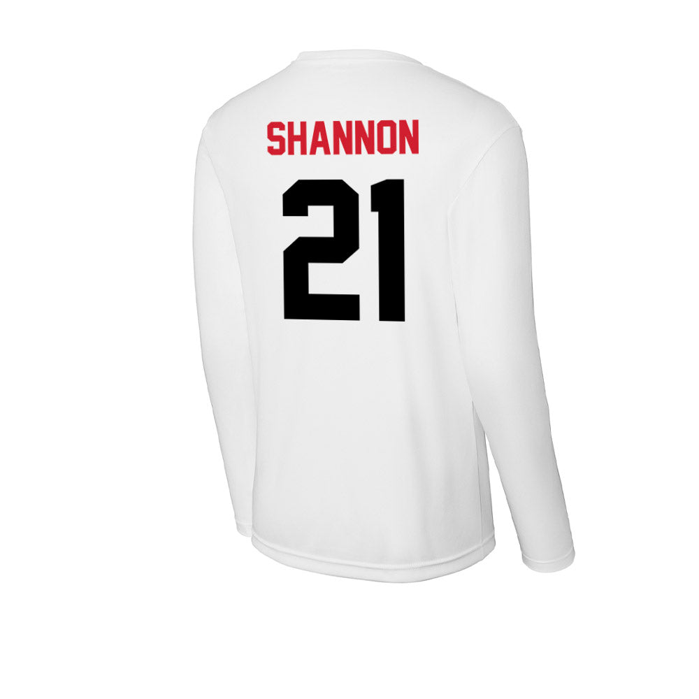 Arkansas State - NCAA Women's Basketball : Zyion Shannon - Performance Long Sleeve T-Shirt-1