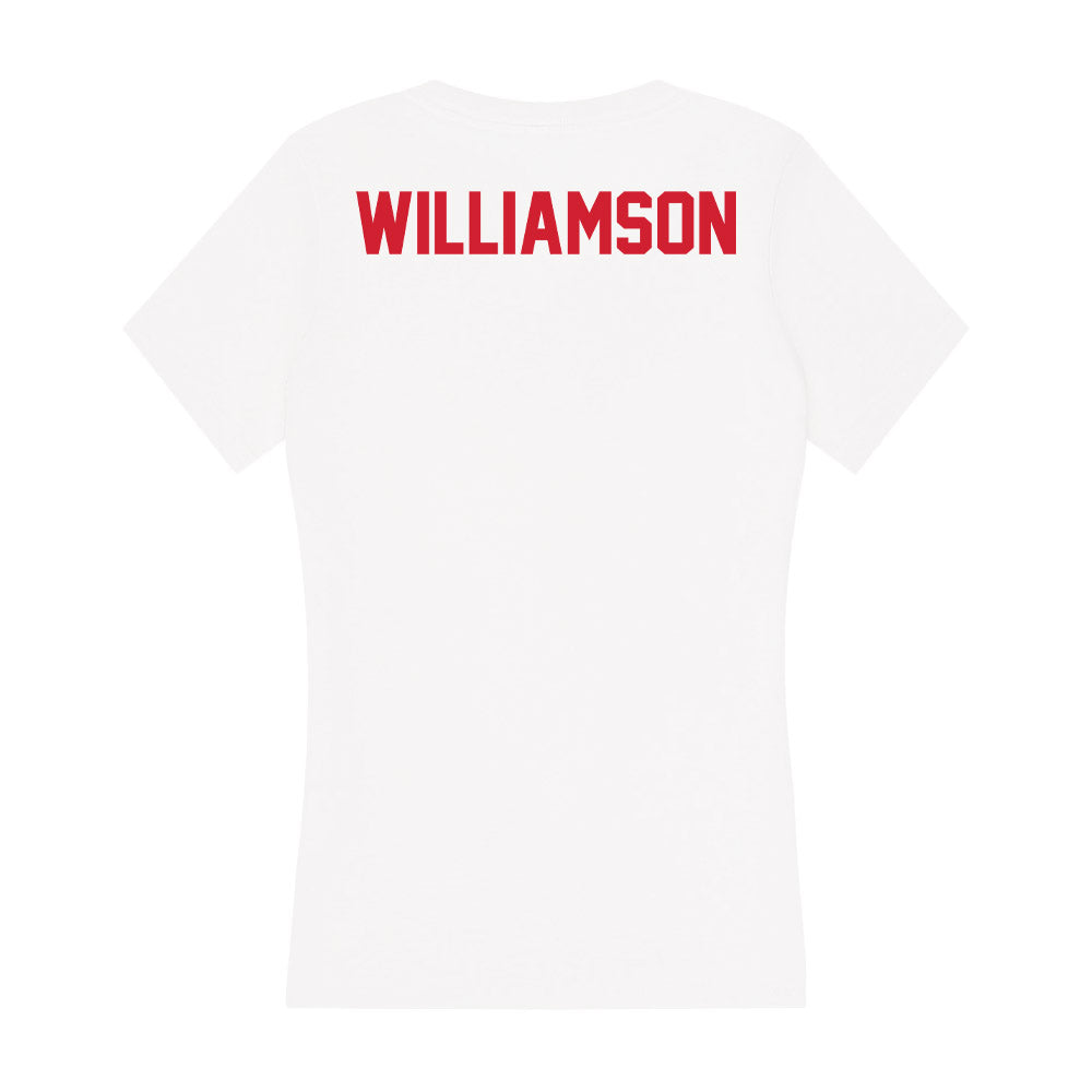 Arkansas State - NCAA Women's Track & Field : Nyima Williamson - Women's V-Neck T-Shirt-1