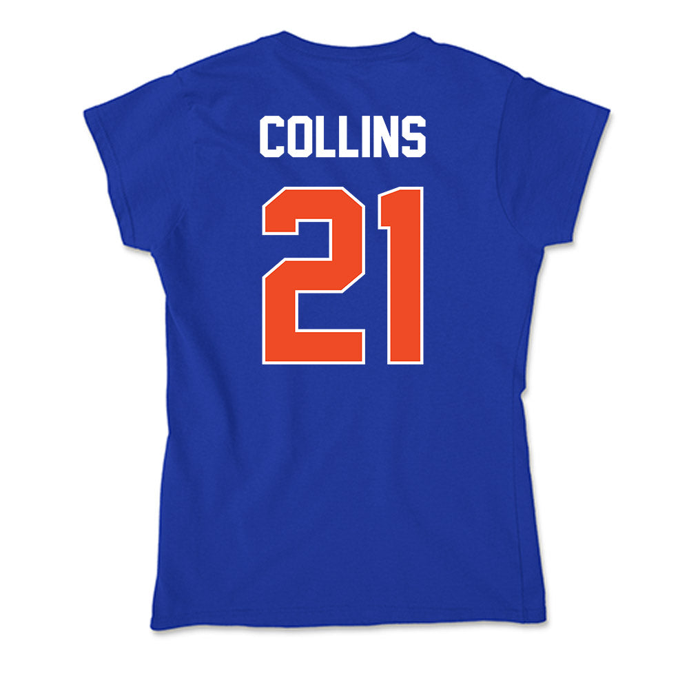 Boise State - NCAA Women's Soccer : Olivia Collins - Soft Style Women’s T-Shirt-1