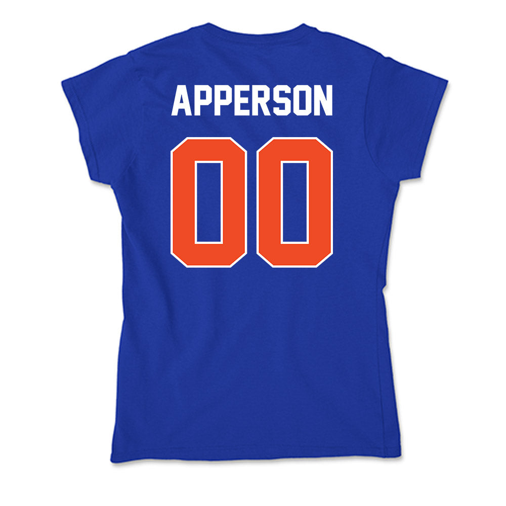 Boise State - NCAA Men's Track & Field : Austen Apperson - Soft Style Women’s T-Shirt-1