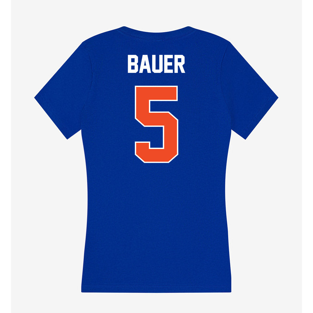 Boise State - NCAA Softball : Olivia Bauer - Women's V-Neck T-Shirt-1