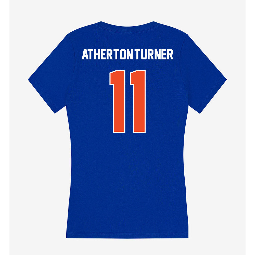 Boise State - NCAA Women's Soccer : Ella Atherton-Turner - Women's V-Neck T-Shirt-1