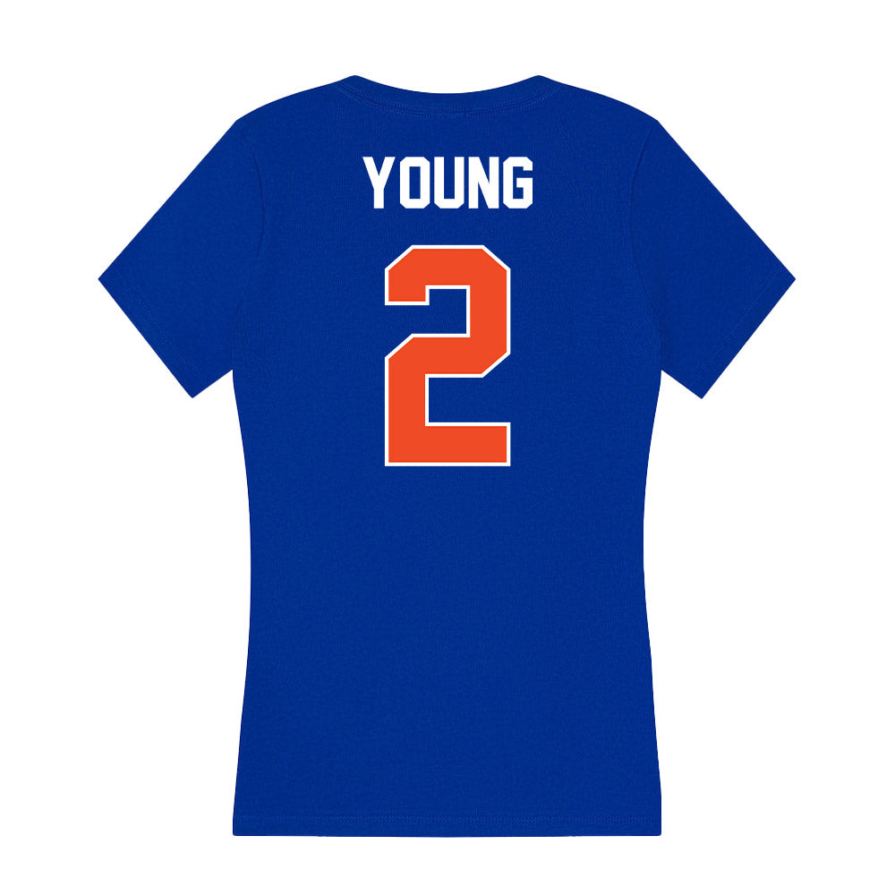 Boise State - NCAA Women's Soccer : Jasmin Young - Women's V-Neck T-Shirt-1