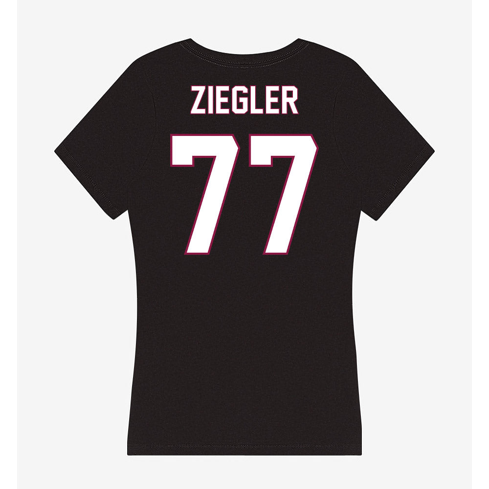 NMSU - NCAA Women's Volleyball : Zoe Ziegler - Women's V-Neck T-Shirt-1