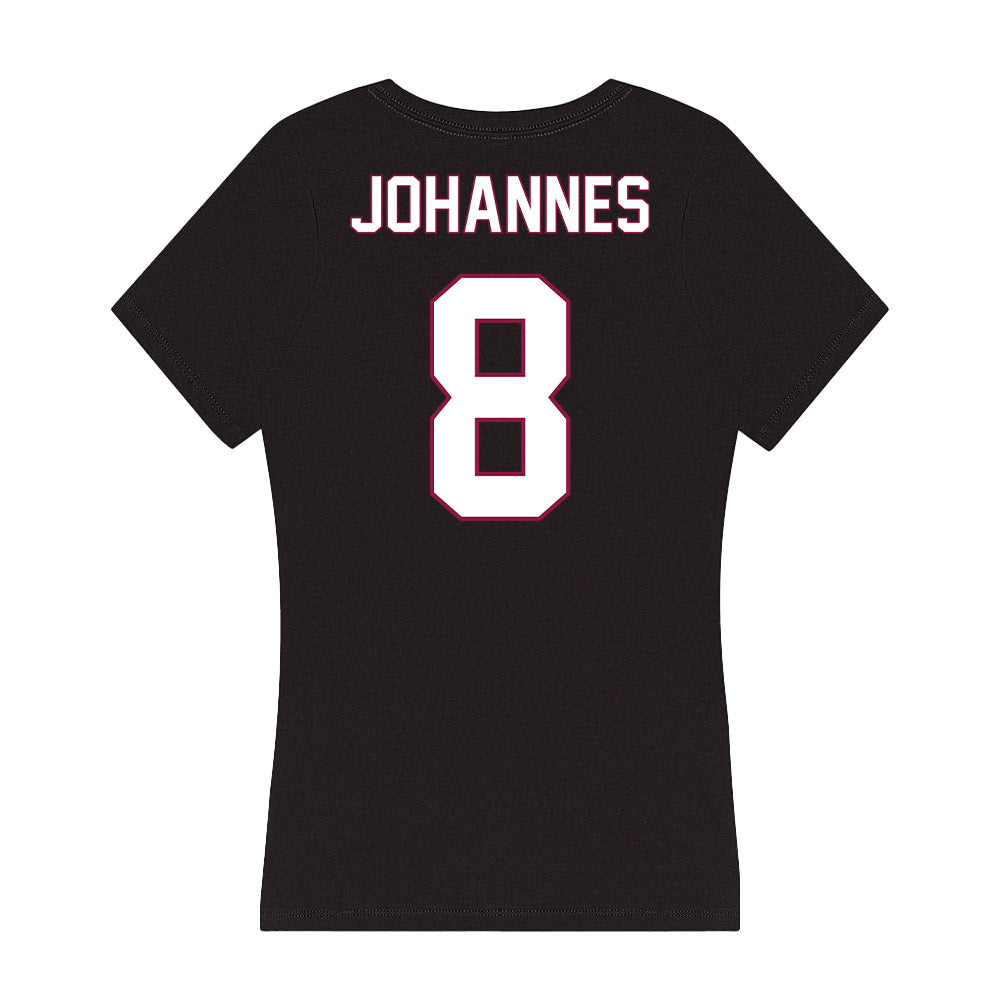 NMSU - NCAA Women's Soccer : Caetlyn Johannes - Women's V-Neck T-Shirt-1