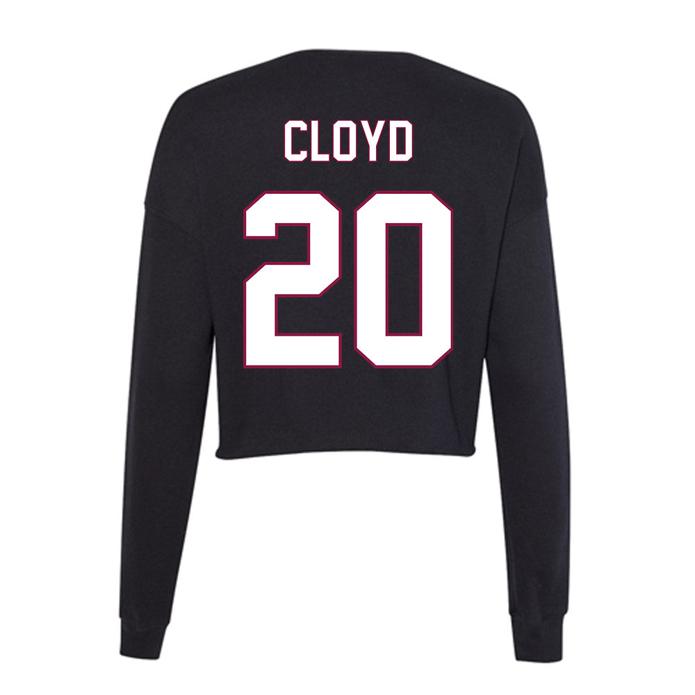 NMSU - NCAA Football : Dj Cloyd - Women's Cropped Crew Fleece-1