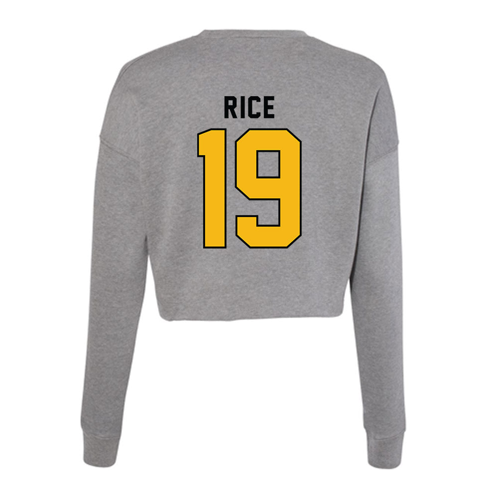 Idaho - NCAA Football : Brayden Rice - Women's Cropped Crew Fleece-1