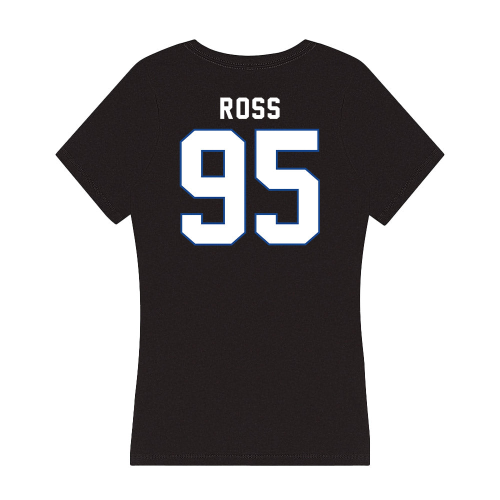 Grand Valley - NCAA Football : Josh Ross - Women's V-Neck T-Shirt-1