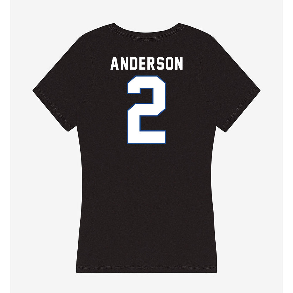 Grand Valley - NCAA Football : Josh Anderson - Women's V-Neck T-Shirt-1