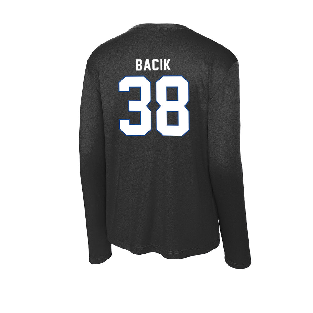 Grand Valley - NCAA Football : Mathew Bacik - Activewear Long Sleeve T-Shirt-1