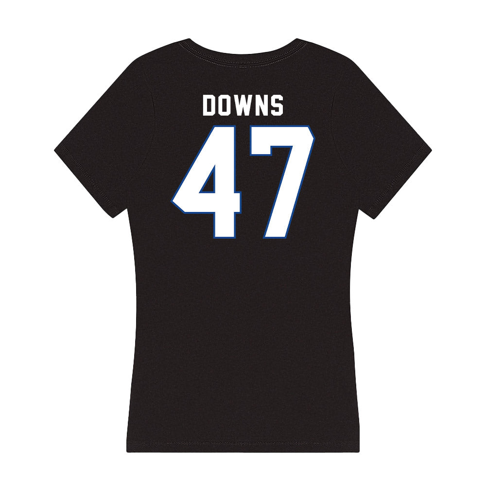 Grand Valley - NCAA Football : Jimmy Downs - Women's V-Neck T-Shirt-1