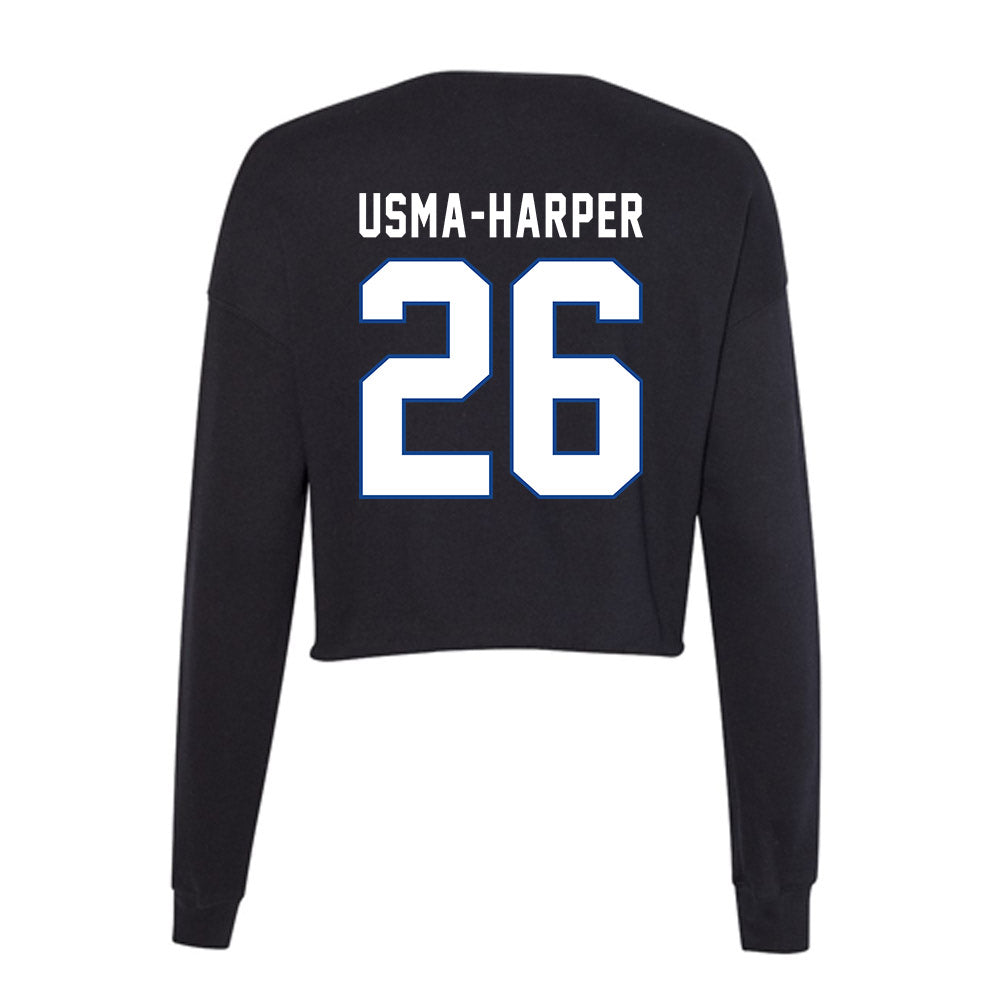 Grand Valley - NCAA Football : Syone Usma-Harper - Women's Cropped Crew Fleece-1