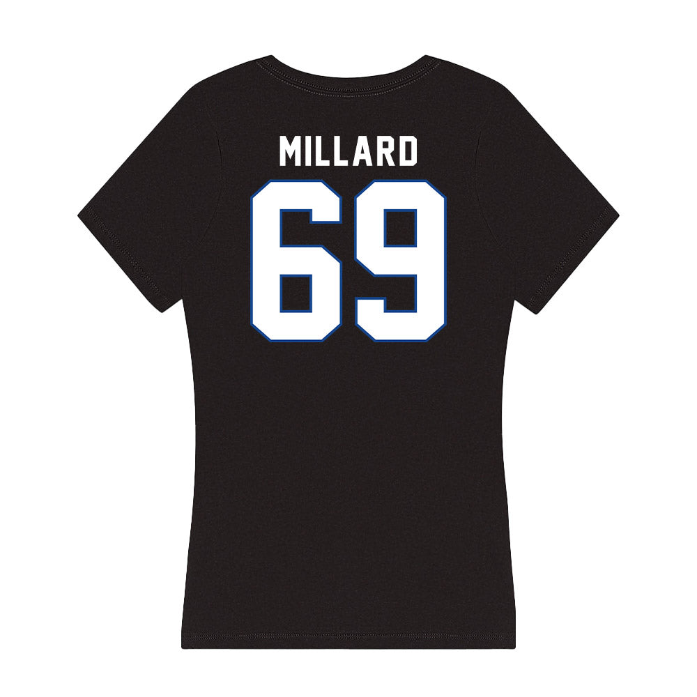 Grand Valley - NCAA Men's Swimming & Diving : Austin Millard - Women's V-Neck T-Shirt-1