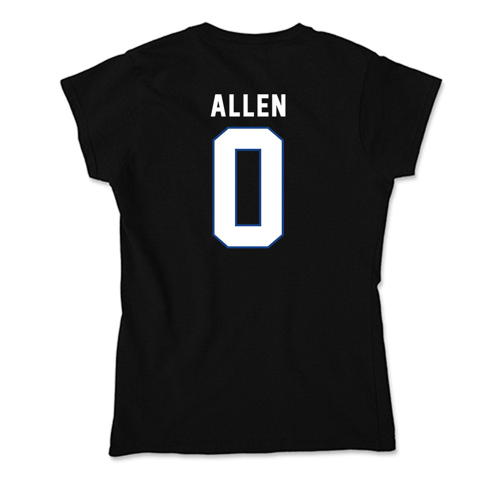 Grand Valley - NCAA Men's Basketball : Antaune Allen - Soft Style Women’s T-Shirt-1