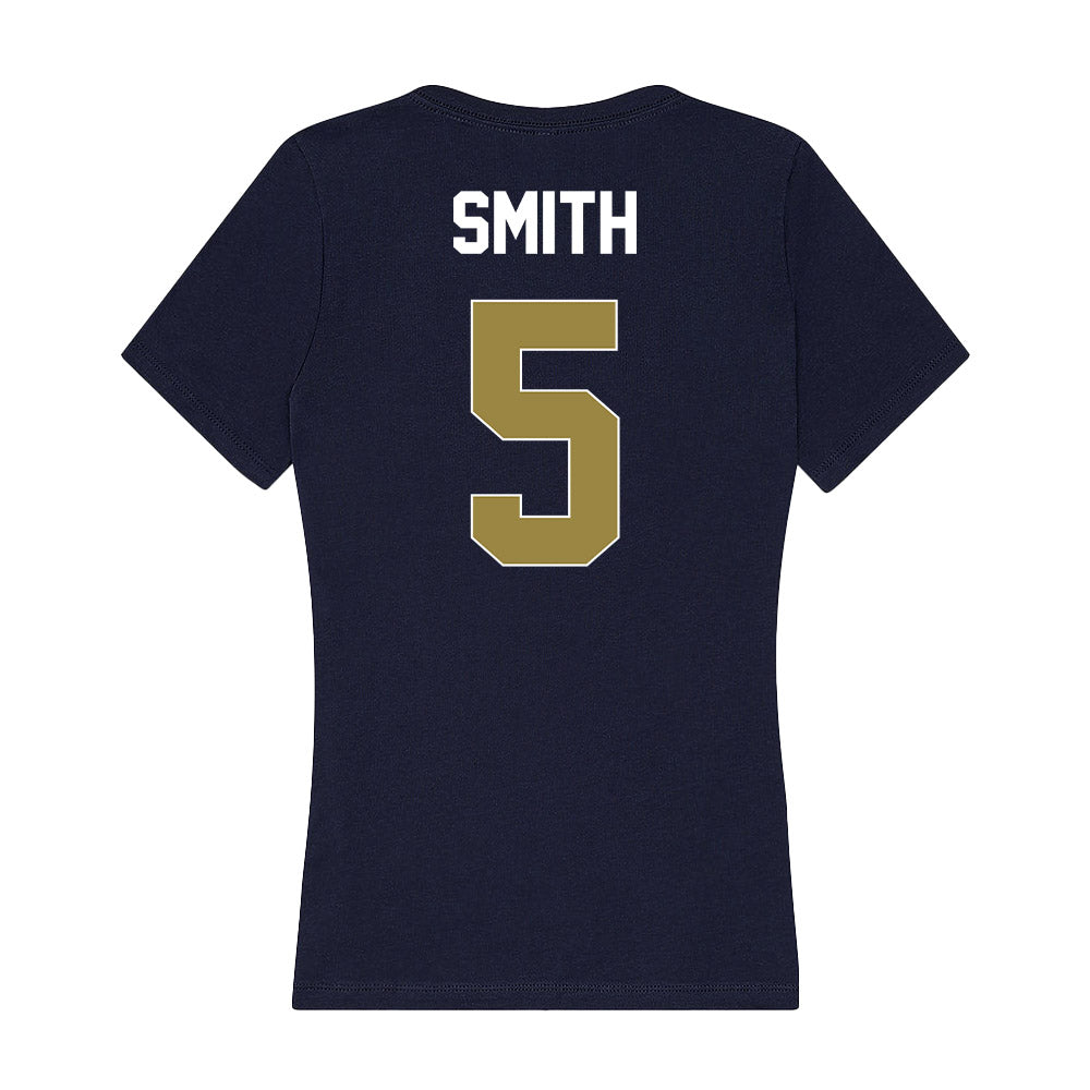 Georgia Southern - NCAA Football : Tajiri Smith - Women's V-Neck T-Shirt-1