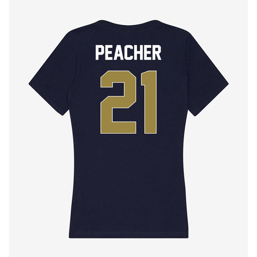 Georgia Southern - NCAA Baseball : JC Peacher - Women's V-Neck T-Shirt-1