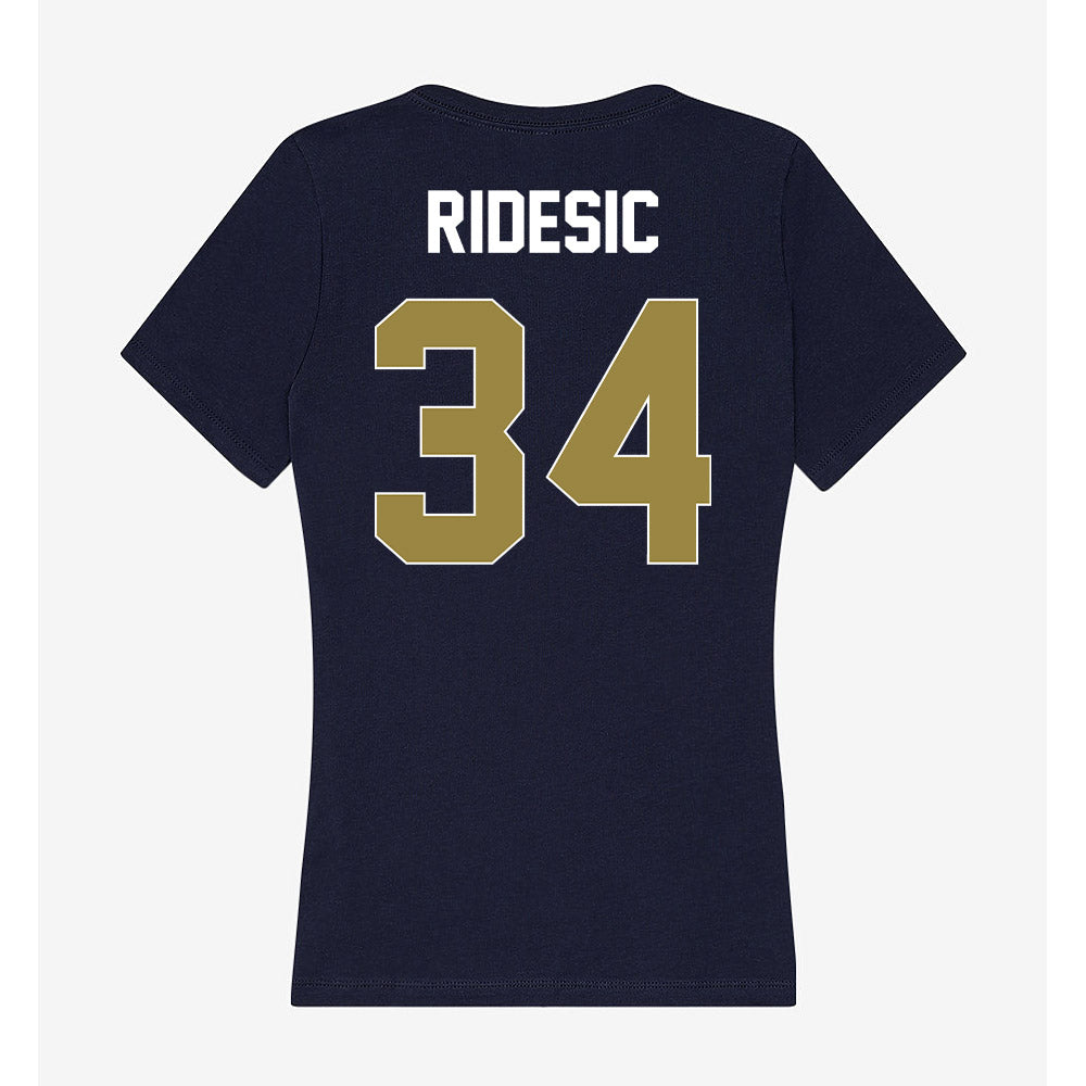 Georgia Southern - NCAA Men's Basketball : Pavle Ridesic - Women's V-Neck T-Shirt-1
