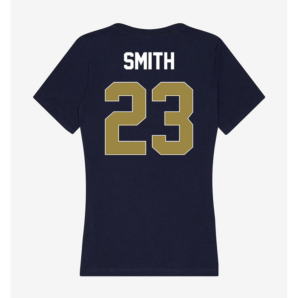 Georgia Southern - NCAA Football : Dorrian Smith - Women's V-Neck T-Shirt-1