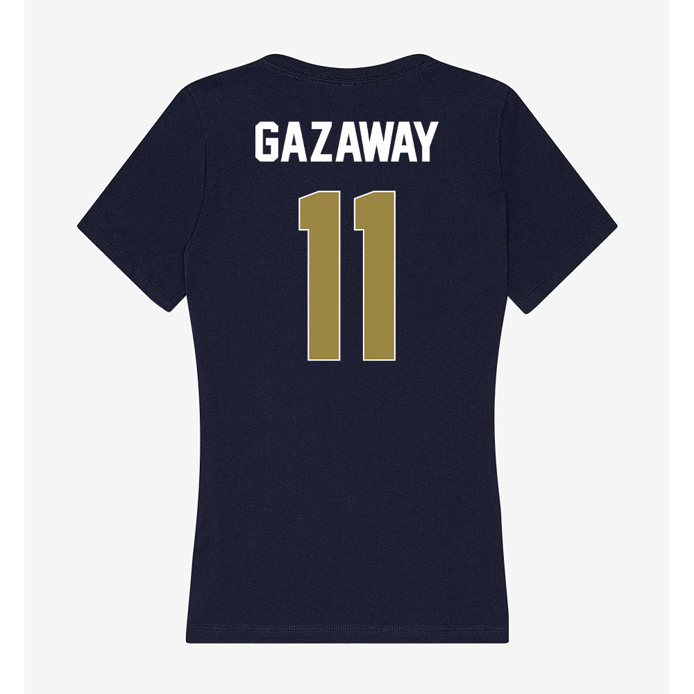 Georgia Southern - NCAA Baseball : Mason Gazaway - Women's V-Neck T-Shirt-1