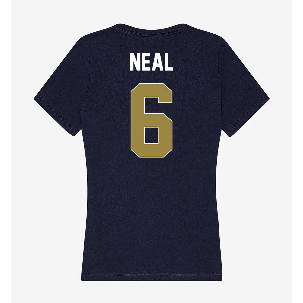 Georgia Southern - NCAA Men's Basketball : Amare Neal - Women's V-Neck T-Shirt-1
