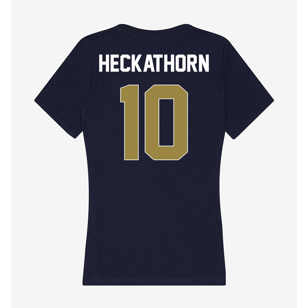 Georgia Southern - NCAA Women's Soccer : Natalie Heckathorn - Women's V-Neck T-Shirt-1