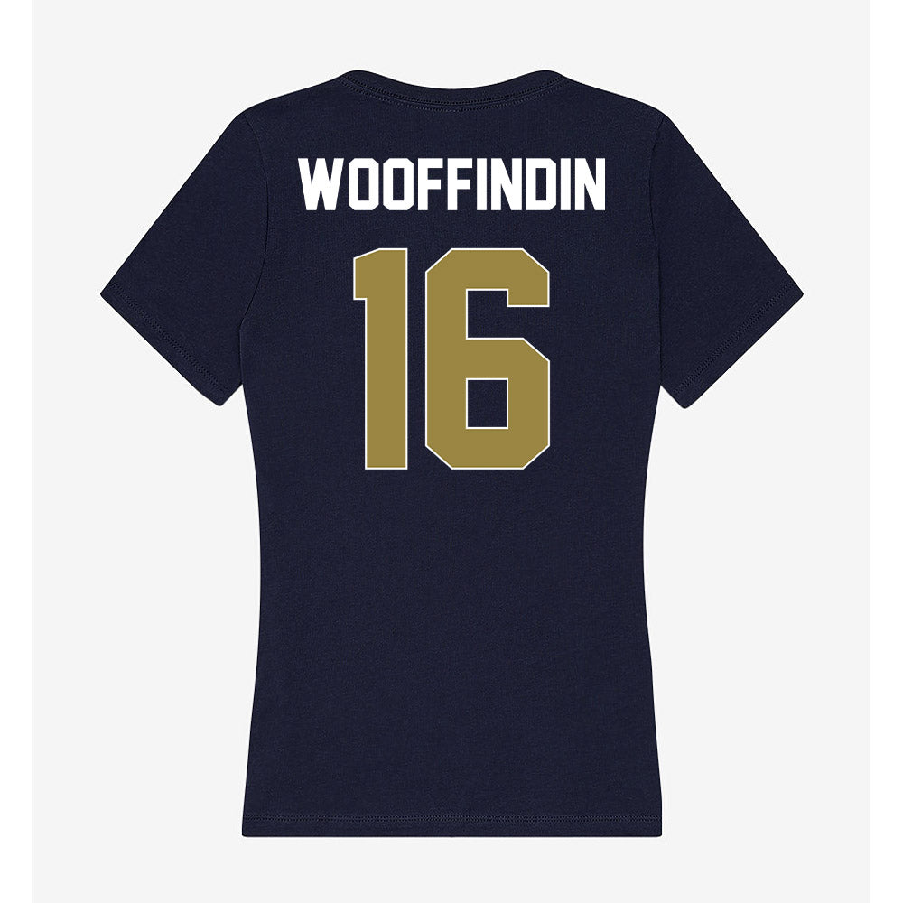 Georgia Southern - NCAA Women's Soccer : Libby Wooffindin - Women's V-Neck T-Shirt-1