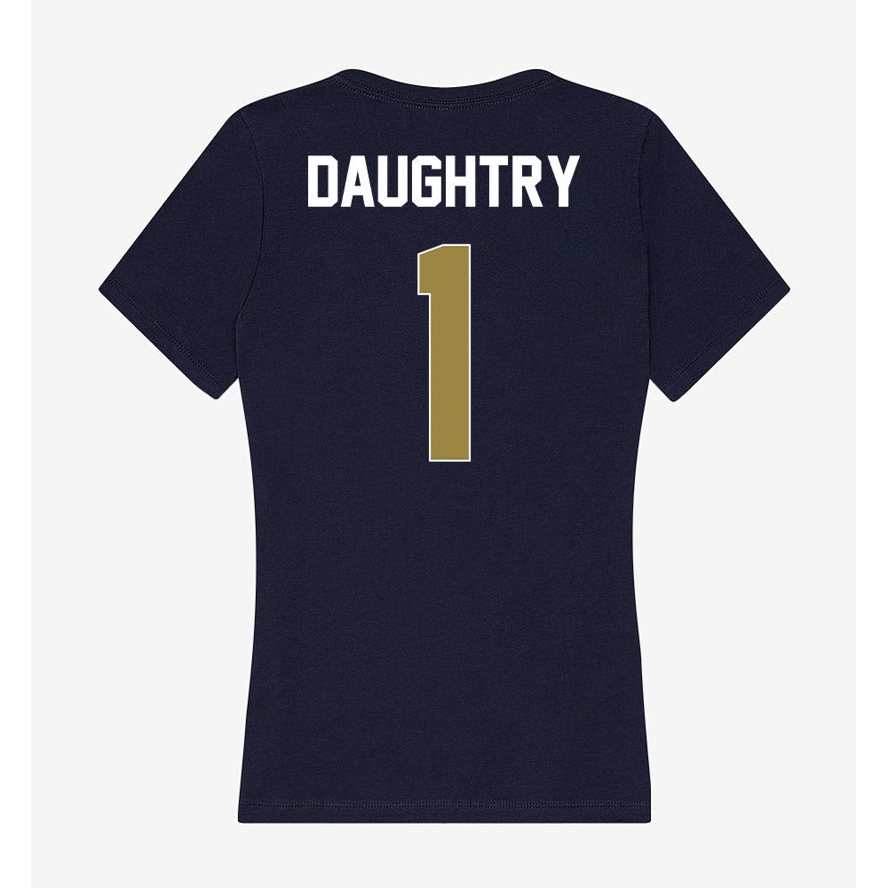 Georgia Southern - NCAA Women's Soccer : Addison Daughtry - Women's V-Neck T-Shirt-1