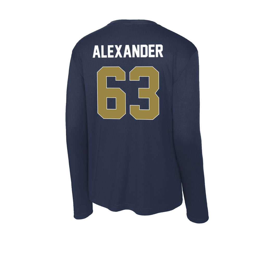Georgia Southern - NCAA Football : Colin Alexander - Activewear Long Sleeve T-Shirt-1
