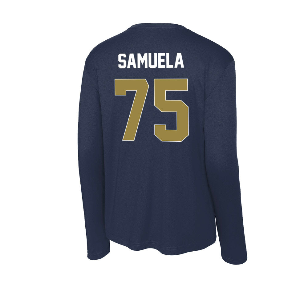 Georgia Southern - NCAA Football : King Samuela - Activewear Long Sleeve T-Shirt-1