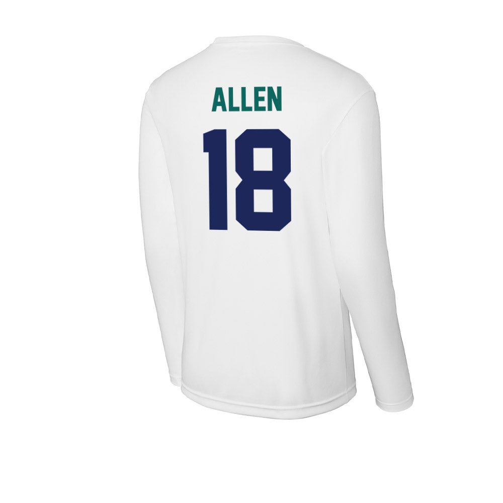 UNC Wilmington - NCAA Baseball : Cooper Allen - Activewear Long Sleeve T-Shirt-1