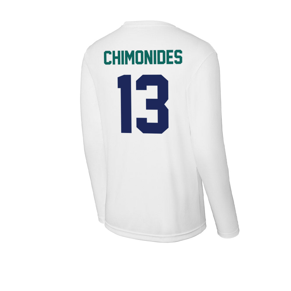 UNC Wilmington - NCAA Women's Volleyball : Rania Chimonides - Activewear Long Sleeve T-Shirt-1