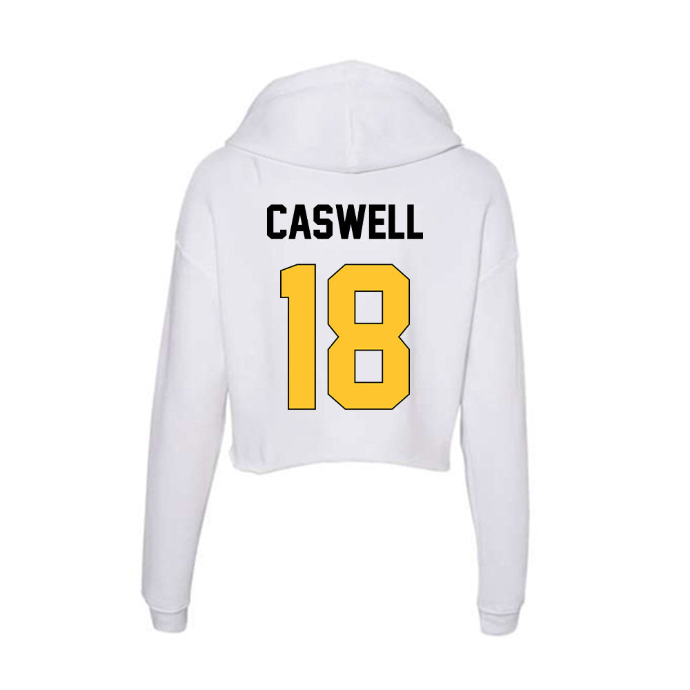 Southern Miss - NCAA Football : MaLik Caswell - Women's Crop Fleece Hoodie-1