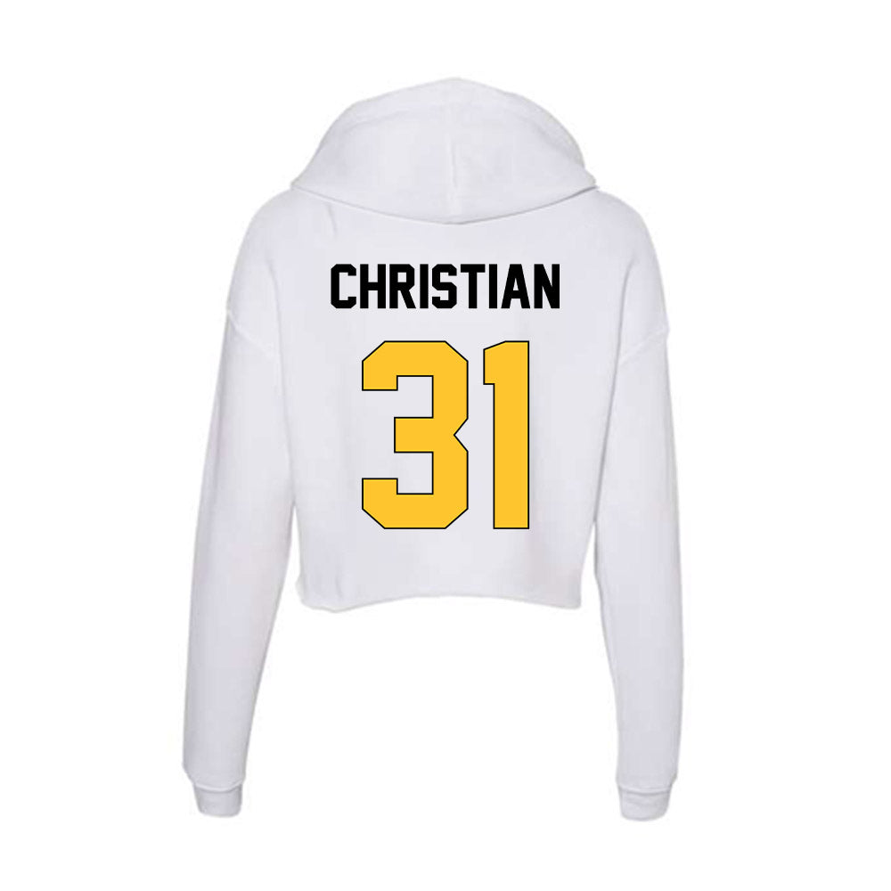 Southern Miss - NCAA Softball : Hannah Christian - Women's Crop Fleece Hoodie-1