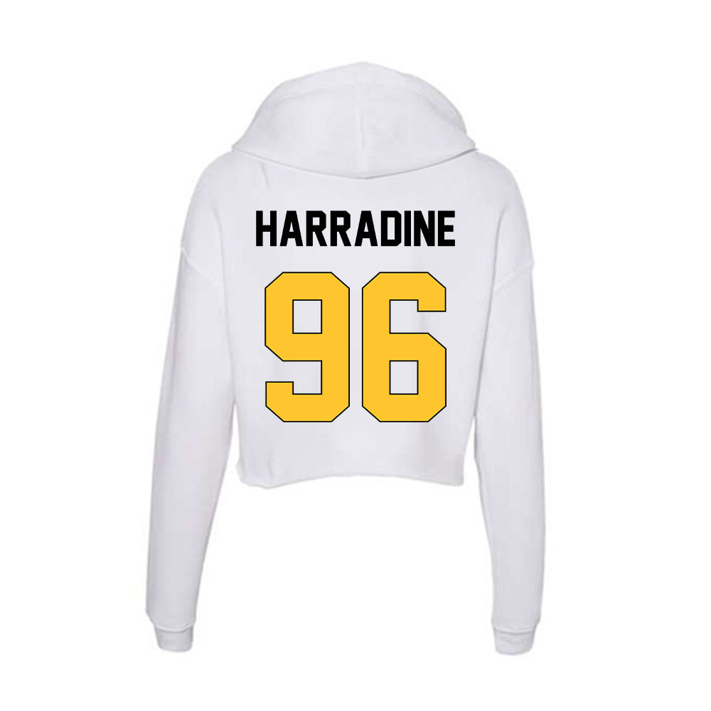 Southern Miss - NCAA Football : Reed Harradine - Women's Crop Fleece Hoodie-1