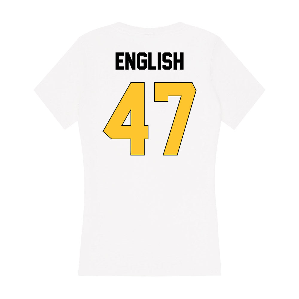 Southern Miss - NCAA Baseball : McCarty English - Women's V-Neck T-Shirt-1