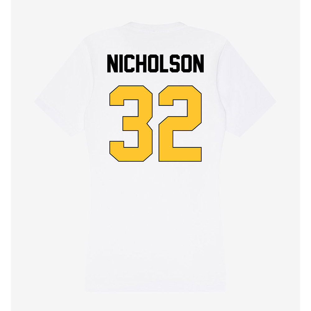 Southern Miss - NCAA Football : Fredrick Nicholson - Women's V-Neck T-Shirt-1