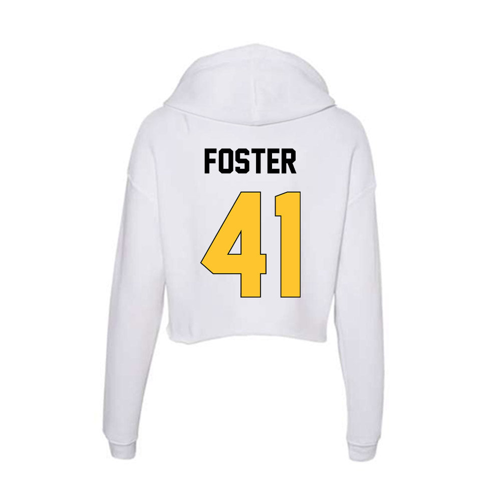 Southern Miss - NCAA Football : Ahmere Foster - Women's Crop Fleece Hoodie-1