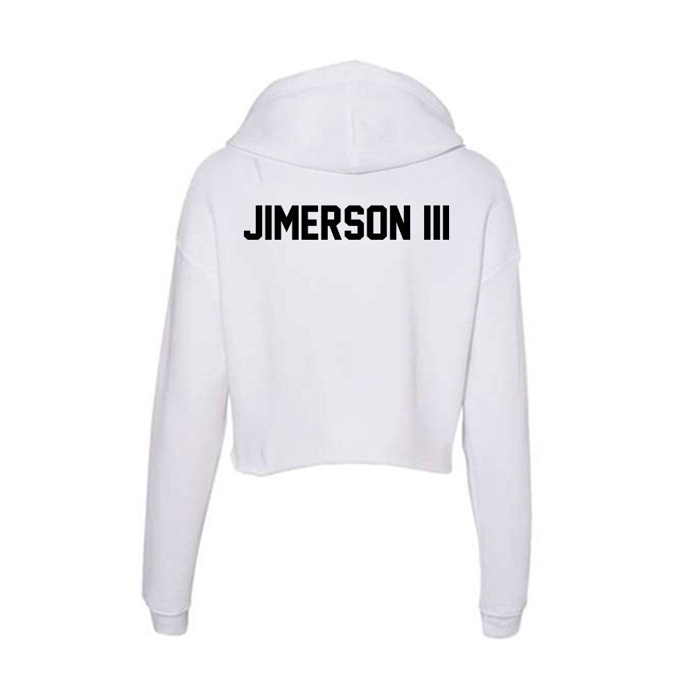 Southern Miss - NCAA Men's Track & Field : Clemon Jimerson III - Women's Crop Fleece Hoodie-1