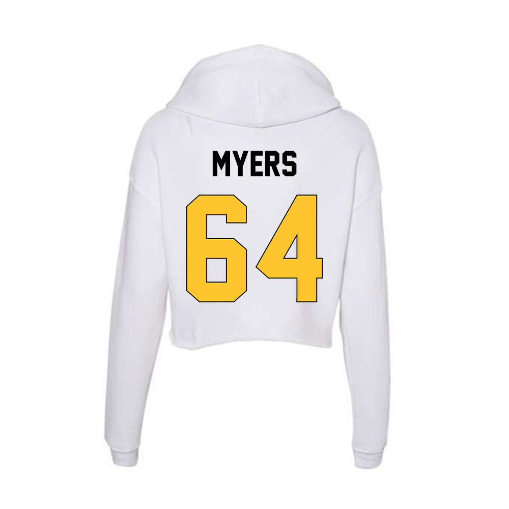 Southern Miss - NCAA Football : Camden Myers - Women's Crop Fleece Hoodie-1