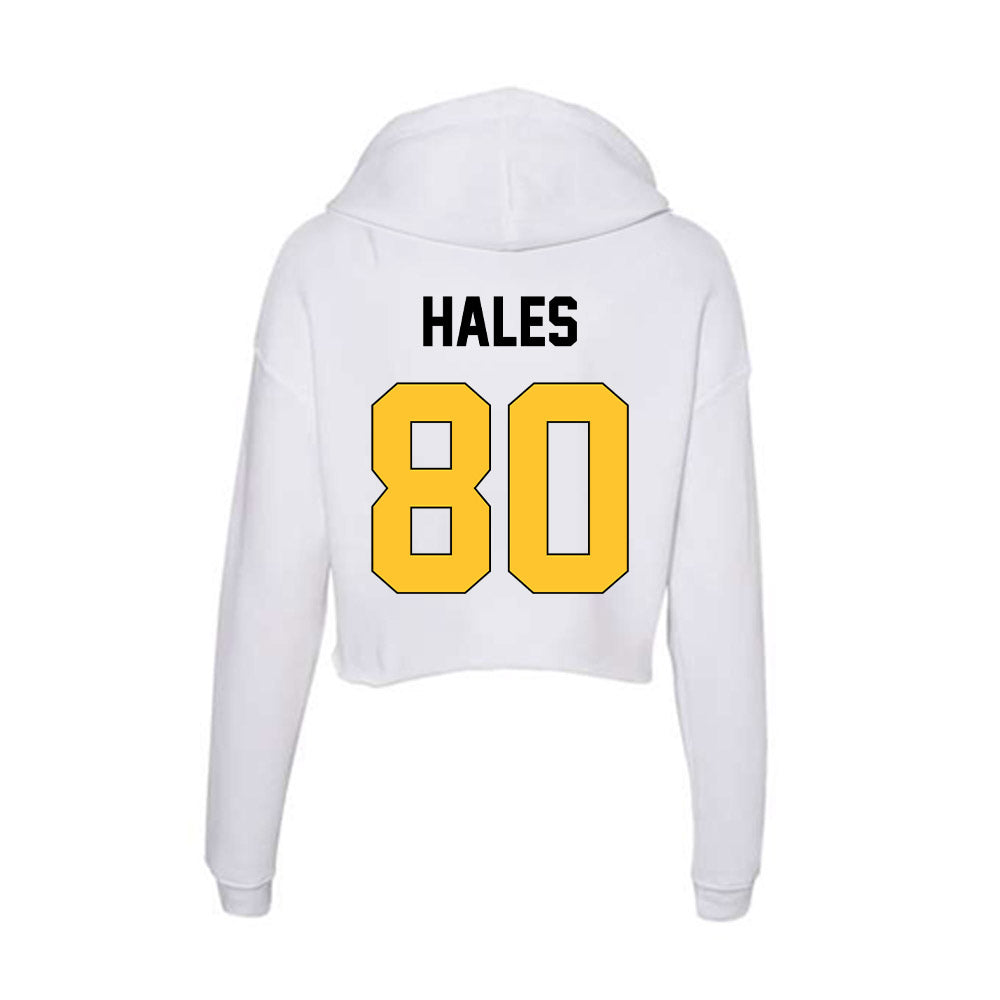 Southern Miss - NCAA Football : Zavian Hales - Women's Crop Fleece Hoodie-1