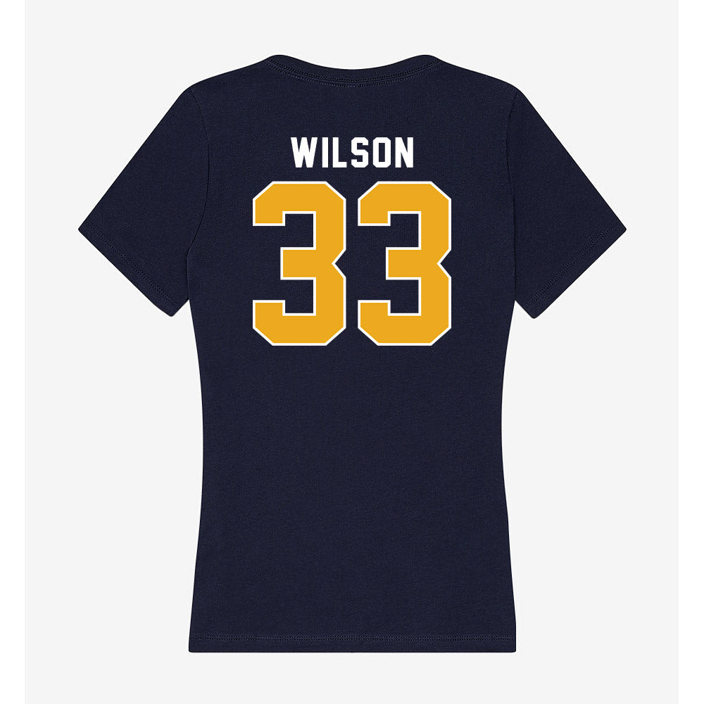 UTC - NCAA Women's Basketball : Kameran Wilson - Women's V-Neck T-Shirt-1