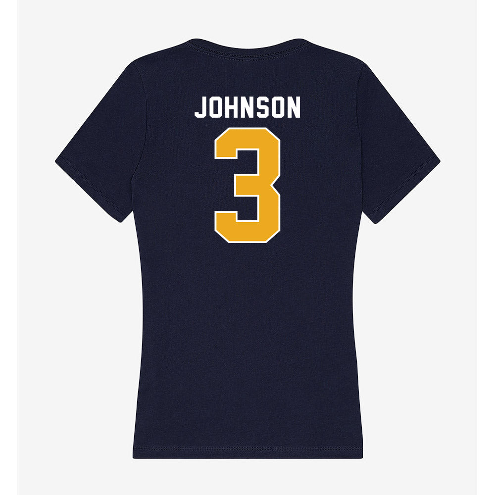 UTC - NCAA Men's Basketball : Jikari Johnson - Women's V-Neck T-Shirt-1